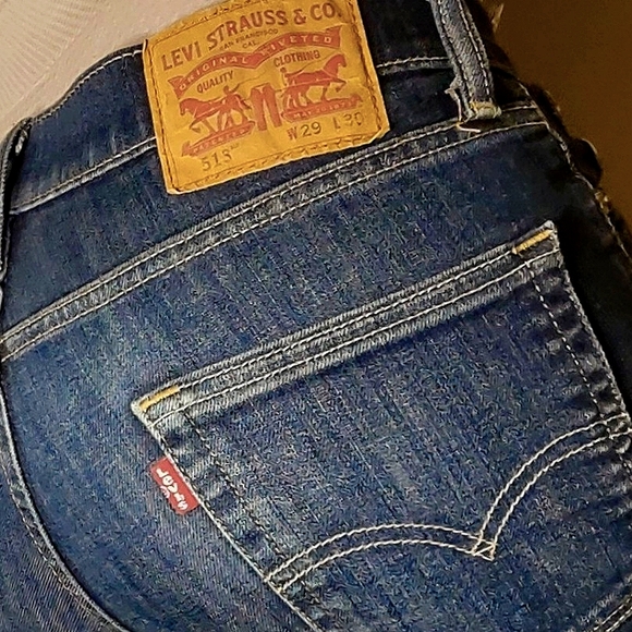 Levi's 513 Jeans Slim Straight W29 - Picture 7 of 12